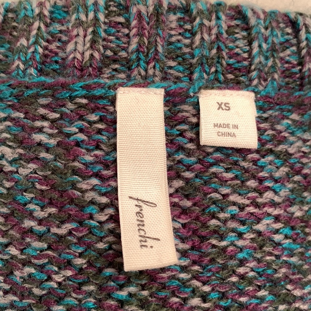 Frenchi Multi Color Sweater Dress Size XS - Picture 4 of 6